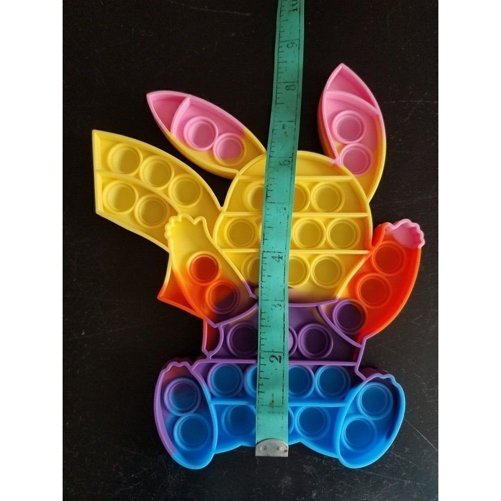 Fidget Toy Tie Dye Pikachu Push Pop Bubble Silicone Sensory - Picture 4 of 4
